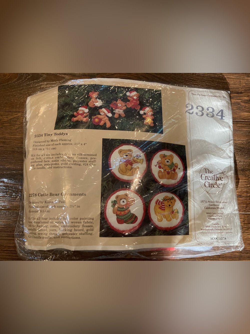 The Creative Circle Tiny Teddys Kit